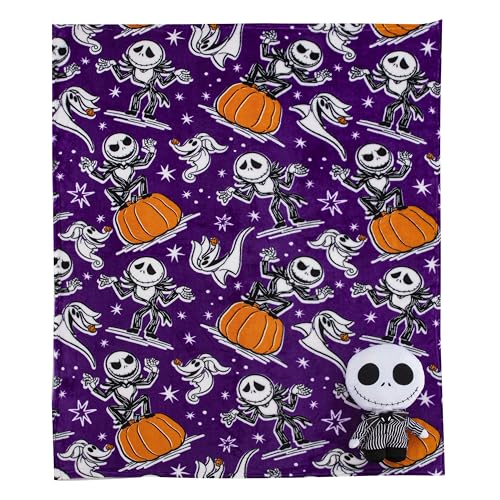 Image of Northwest Nightmare Before Christmas Silk Touch with Hugger, Jack Smackdown, 50 x 40 inches