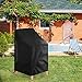 Ricyea 2 Stück Gartenstühle Abdeckung Wasserdicht, Winddicht, UV-Beständiges Gartenstuhl Schutzhülle aus Oxford Polyester, Abdeckhaube für Stapelstühle Gartenstuhl Hochlehner