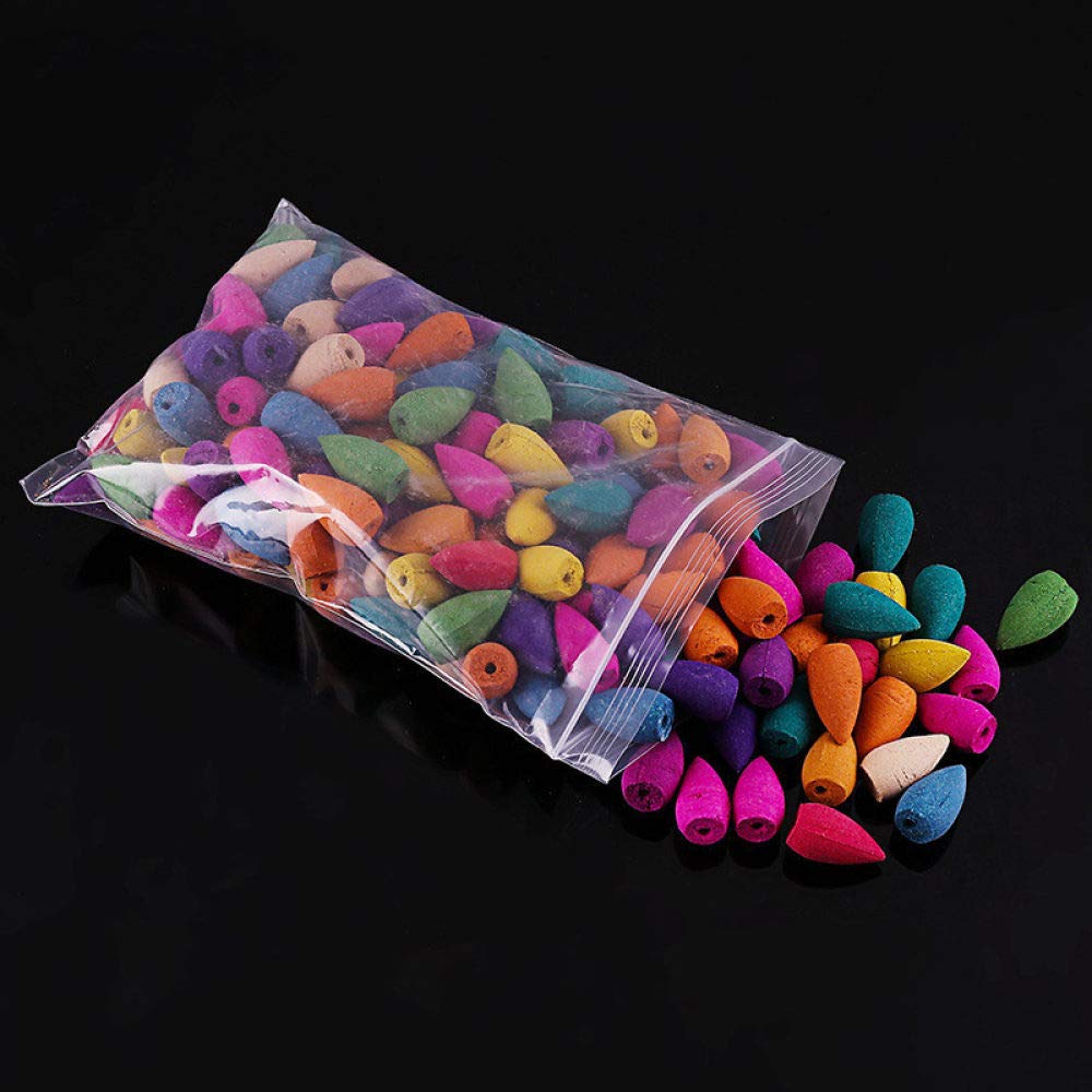 Brûleur d'encens Zen en céramique fait main avec 110 cônes inclus pour décoration maison