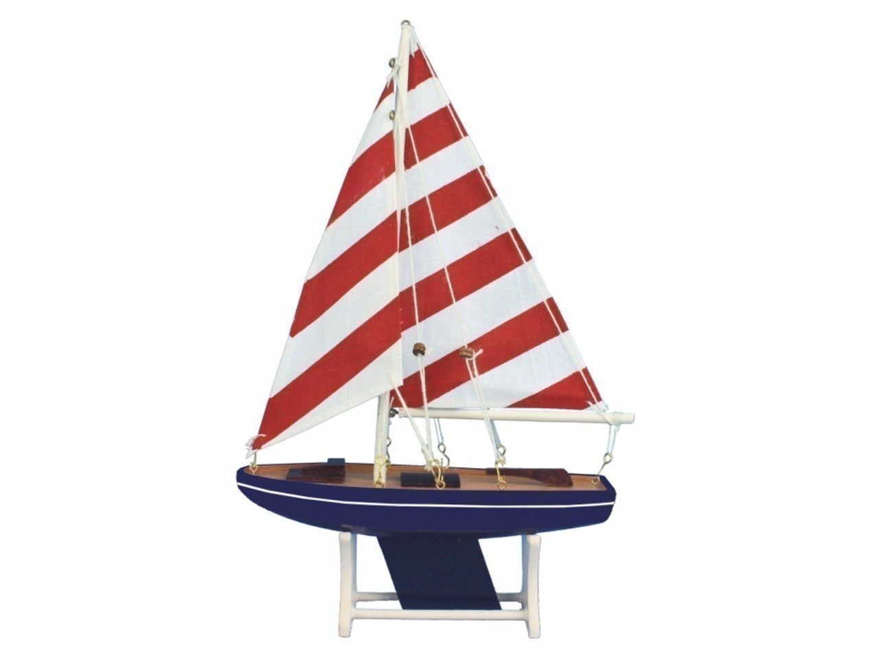 Hampton Nautical12" Floating Wooden It Floats Sailors Dream Model Sailboat
