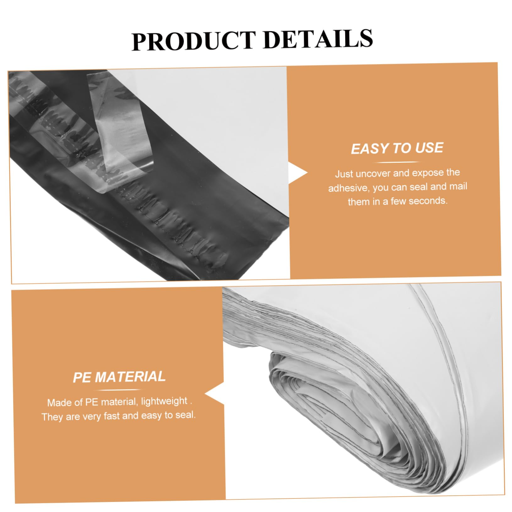100 Pezzi Buste Per Spedizioni in Buste Postali Resistenti Per Abbigliamento Con Chiusura Adesiva a Pressione Per Spedizioni Portatili Per Piccole Imprese