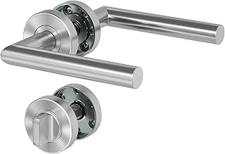 8mm Badezimmer Türschloss Türgriffe Innentüren Türklinke Silber