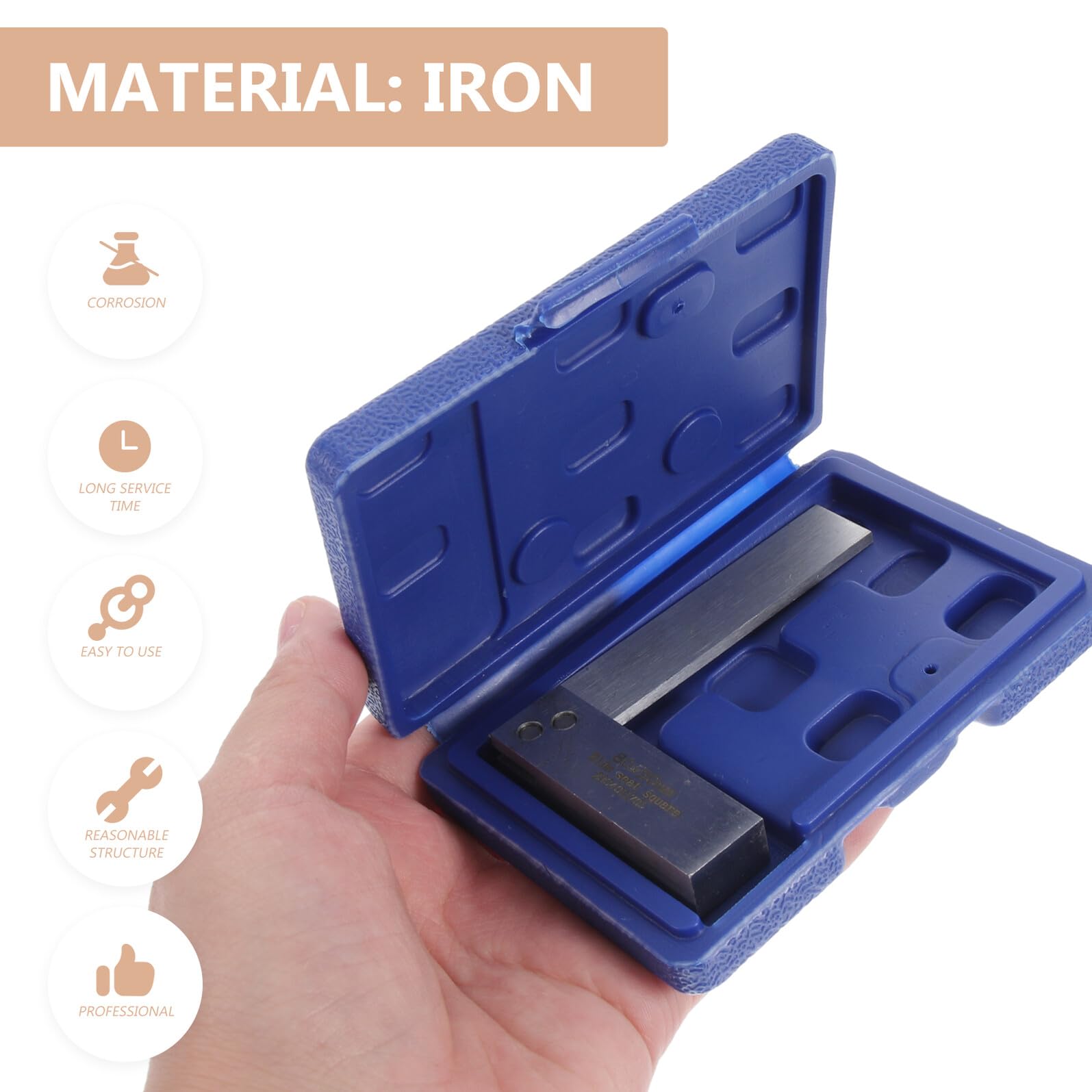 Juego De Escuadras De Maquinista 90 Grados Acero Inoxidable Precisión Alta Fondo Ancho Herramienta Carpintería Profesional 4 Piezas Para Medición Industrial y Talleres
