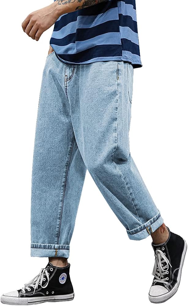 Amazon | [TIDEWORD] バギー パンツ ゆったり スーパー ワイド デニム