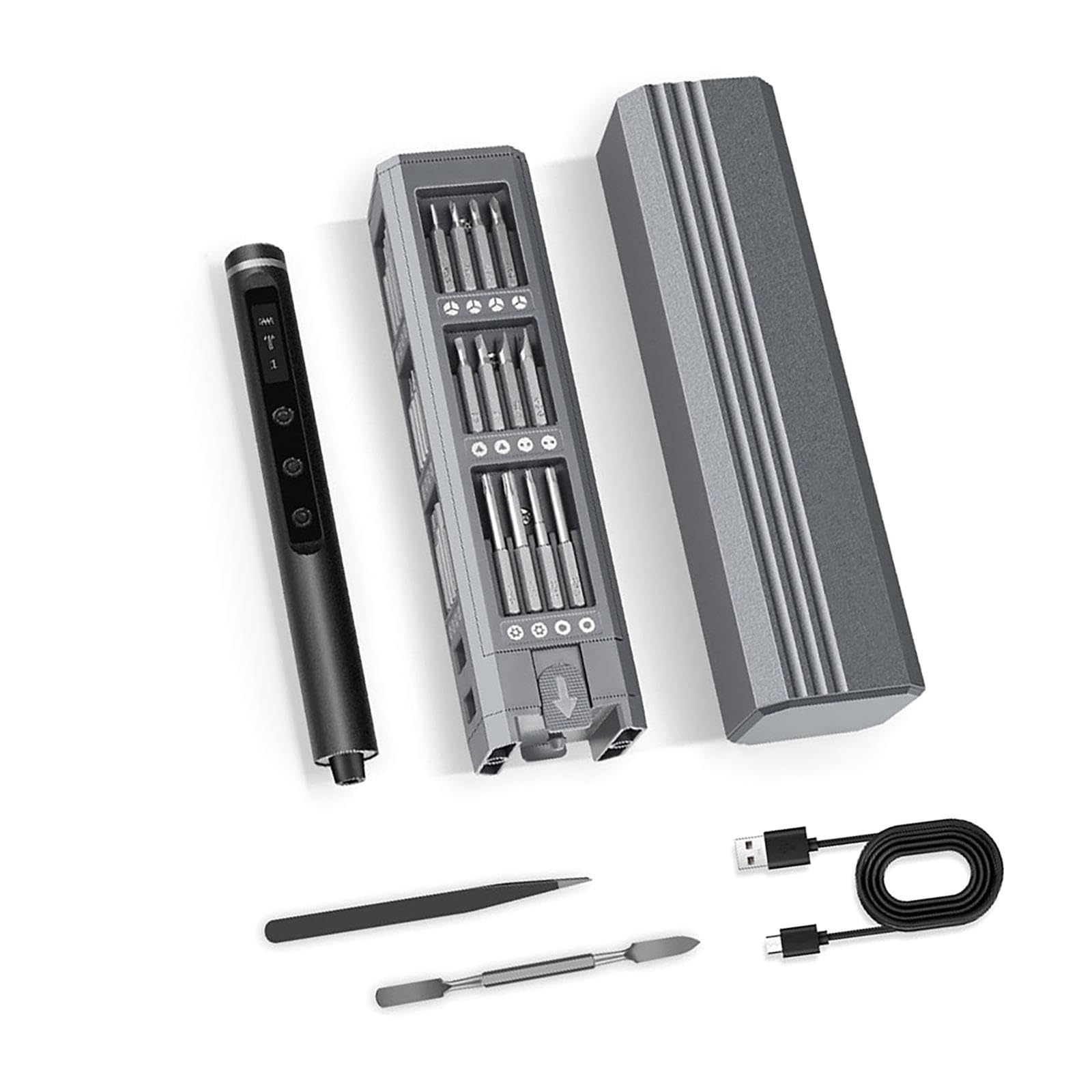 Juego de destornilladores eléctricos 49 en 1, mango ergonómico, destornillador de precisión para entusiastas y técnicos profesionales