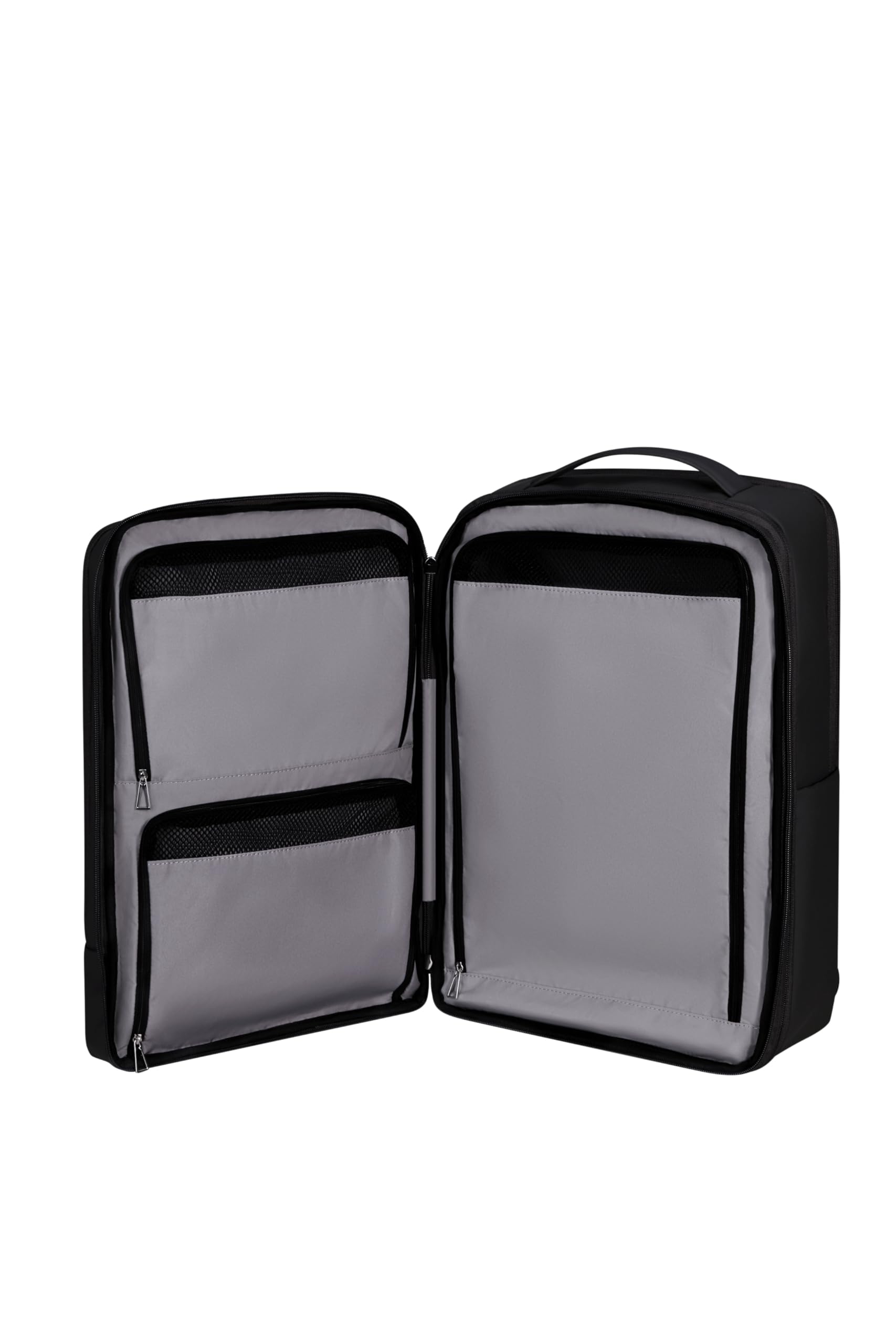 Samsonite Wander Last - EasyJet Kabinentasche (44 x 30 x 16.5/21.5 cm - 26/29 L - 1.30 kg) - Untersitz Handgepäck, Flugzeug Rucksack M, Underseat - Schwarz (Black)