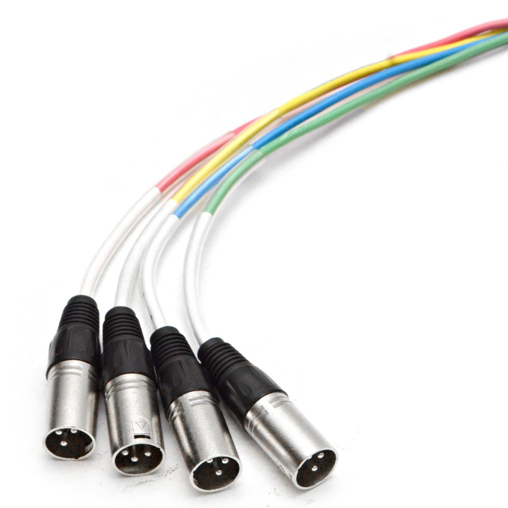 Seismic Audio - SASH-4x20-4-kanałowy kabel XLR Send Sub Snake - 20 metrów