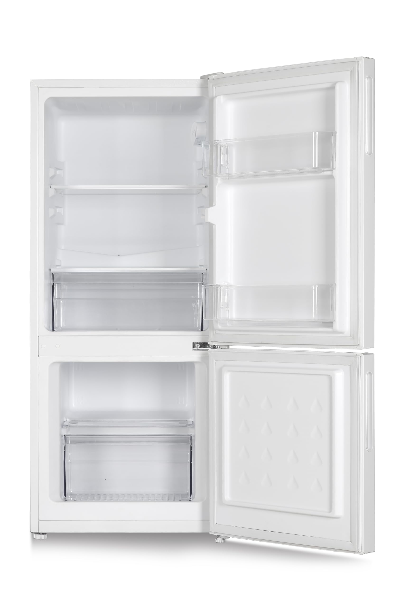 PKM KG117EW Frigorífico y congelador | Diseño blanco | 114 cm | 87 litros de refrigeración | 30 litros de congelación | 39 dB | Iluminación LED | Independiente