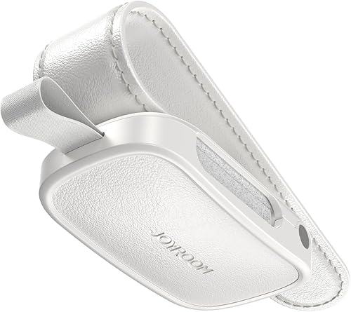 Miniatura 11 de JOYROOM Soporte para lentes de sol para visera de automóvil, de cuero magnético, operación con una sola mano, antideslizante, universal, accesorios