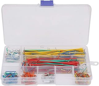 560pcs Breadboard Jumper Wires, Solderless Breadboard Multicolored Jumper Cable Wire Kit Assorted Lengths Wires