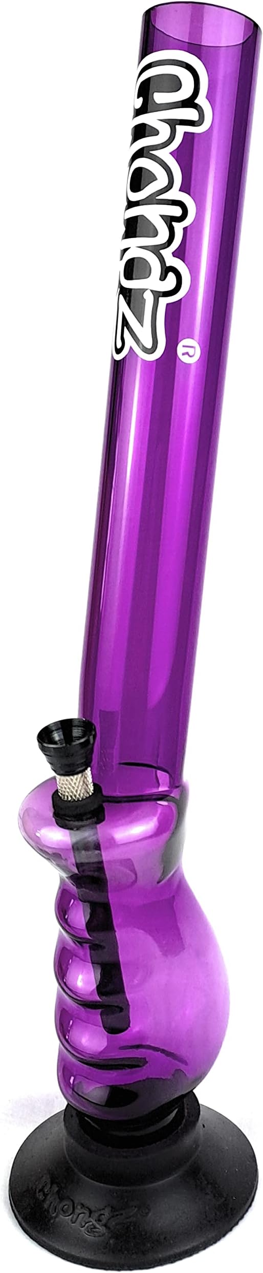 CHONGZ40cm Acrylic Pistol Grip Bong "Nuffink" (CHO23) (Purple)