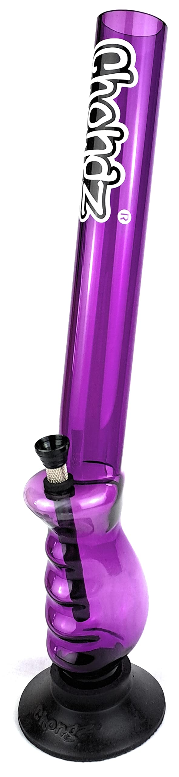 CHONGZ40cm Acrylic Pistol Grip Bong "Nuffink" (CHO23) (Purple)