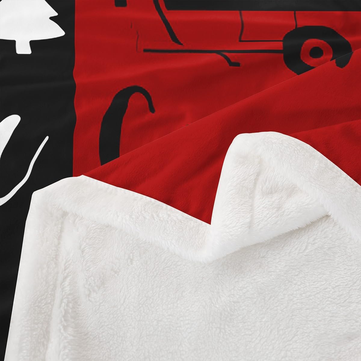 Erosebridal Camper Blanket Couple Wedding Throw Blanket 50"x60",King and Queen Fleece Blanket Happy Camping Gift Camper Decor Couples Gifts Engagement Newlyweds Gifts for His and Hers - Image 4