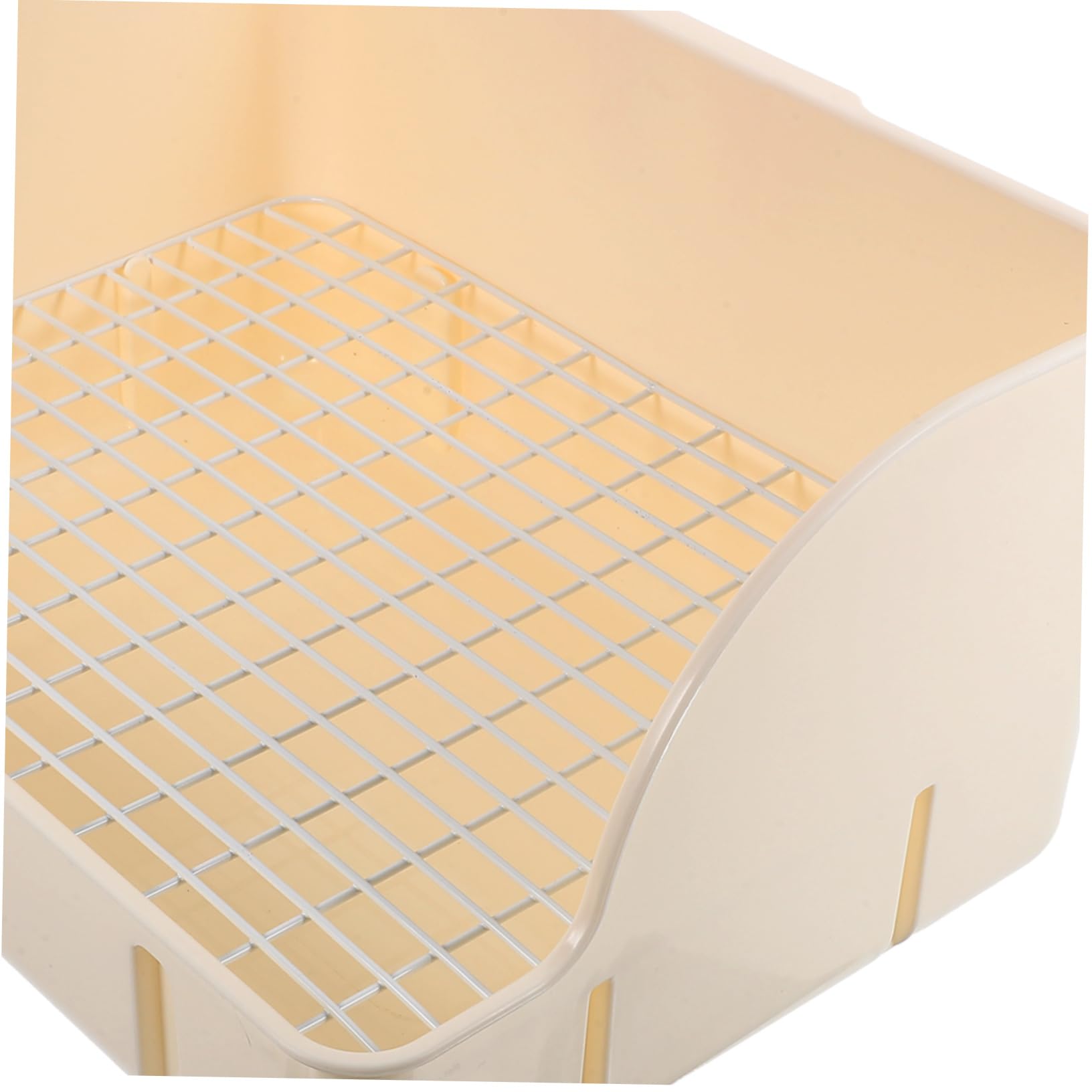 INOOMP Vassoio per Lettiera per Conigli e Angolare per Addestramento Design Stabile per Gabbie Piccole