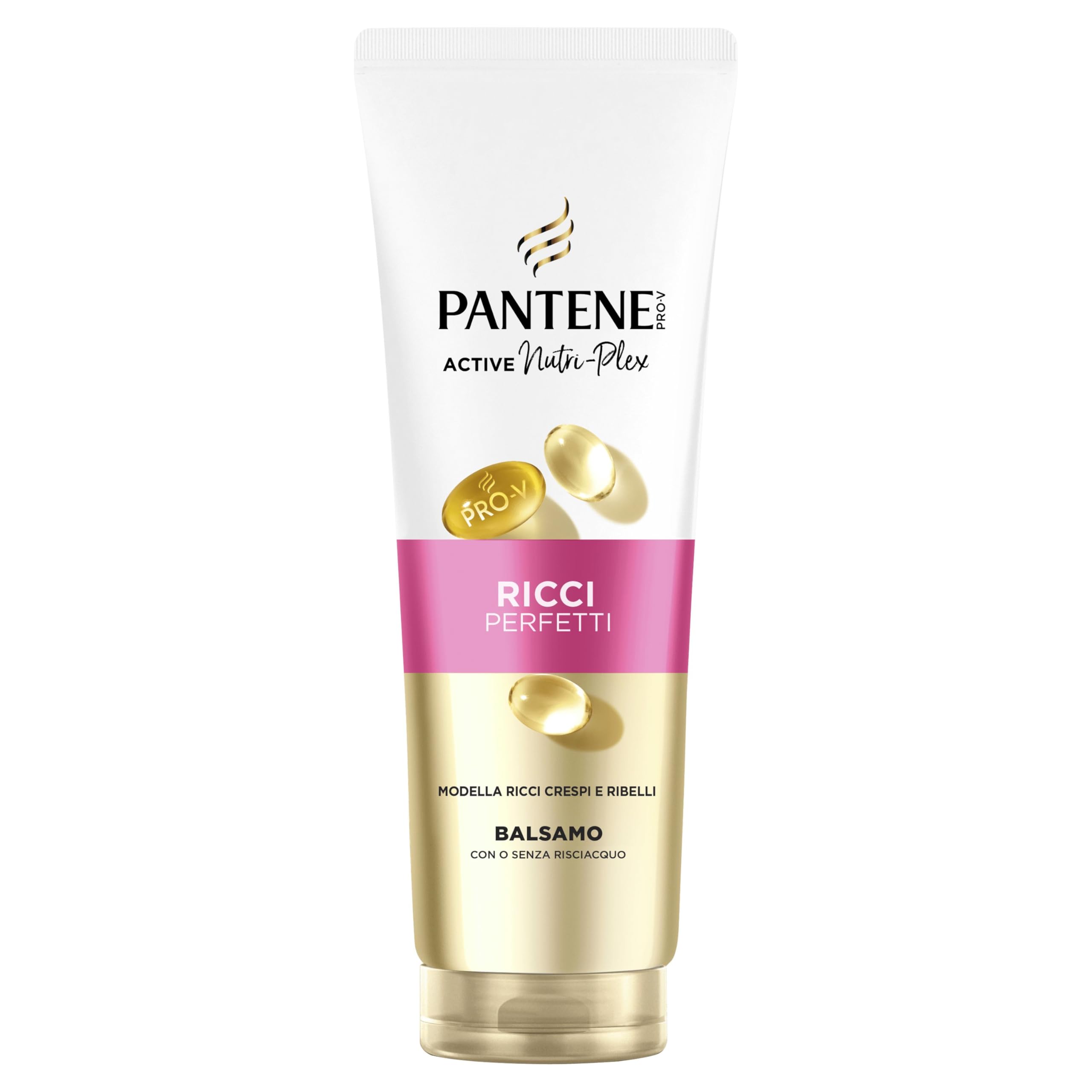 Pantene Pro-V Ricci Perfetti, Set Regalo Capelli Ricci: 1x Shampoo 250ml, 1x Balsamo 200ml, 1x Maschera Protezione Cheratina 300ml, 1x Crema Styling 235m