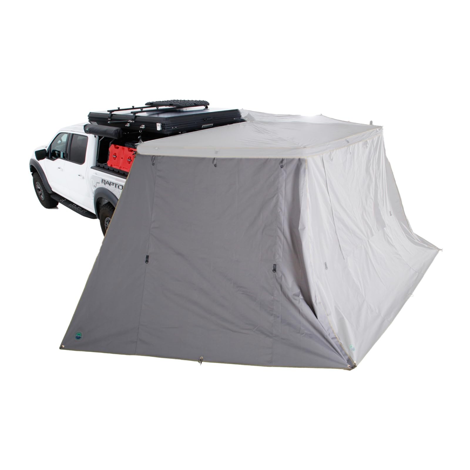 Overland Vehicle Systems HD Nomadic 270 Passengers Side Awning Wall 3 | Dark Grey | Awning Sold Separately | 18149909