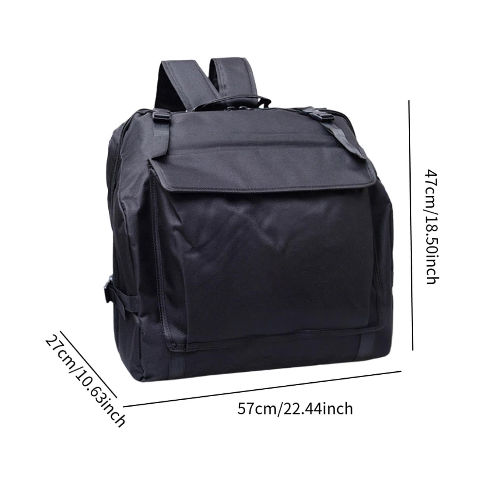 Milageto Estuche para Acordeón, Mochila para Estuche de Acordeón, Bolsa de Transporte para Almacenamiento de Acordeón.