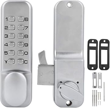 Digital Door Lock, Door Lock, PIN Code, Door Thickness 0.4 - 2.4 inches 10 - 60 mm, Reset Function, Keys, Unlocking, Automatic Lock, Electronic