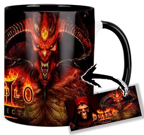 Diablo Ii Resurrected Tasse Innen & Henkel Schwarz Keramikbecher Mug