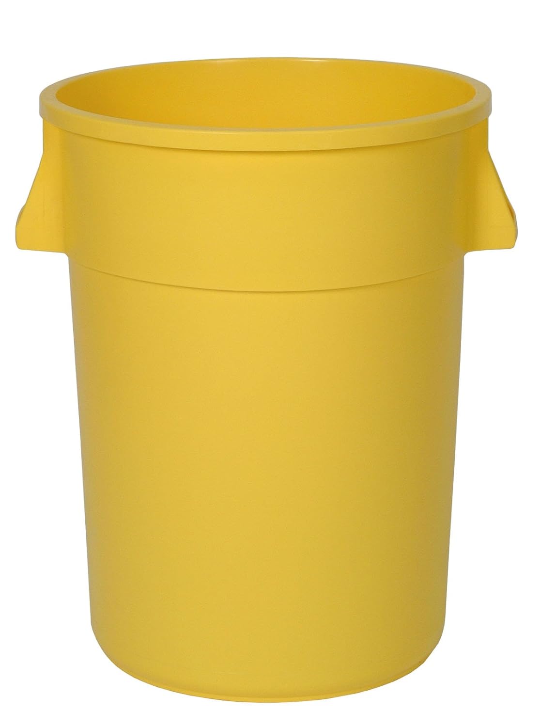 Continental 2000GY 20-Gallon Huskee LLDPE Waste Receptacle, Round, Gray