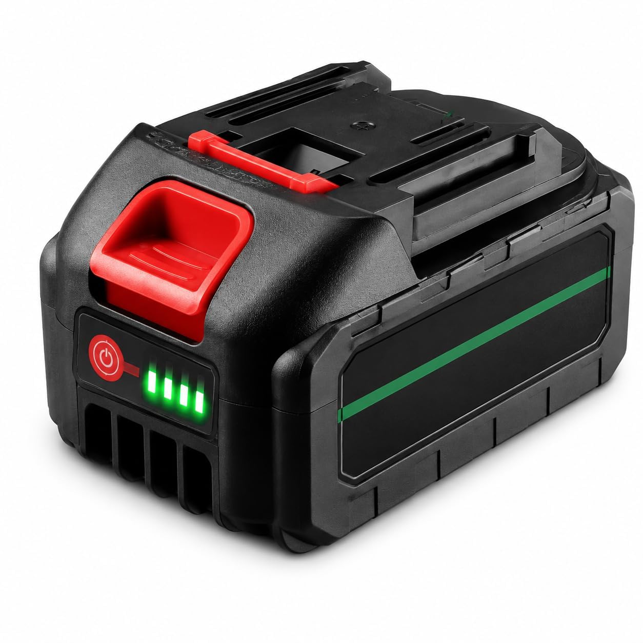 Li-Ion Rechargeable Battery Pack for Compatible Cordless Power Tools, Slide-Lock Battery with Digital Indicator for Drills, Car Washers & Tool Use-image-4
