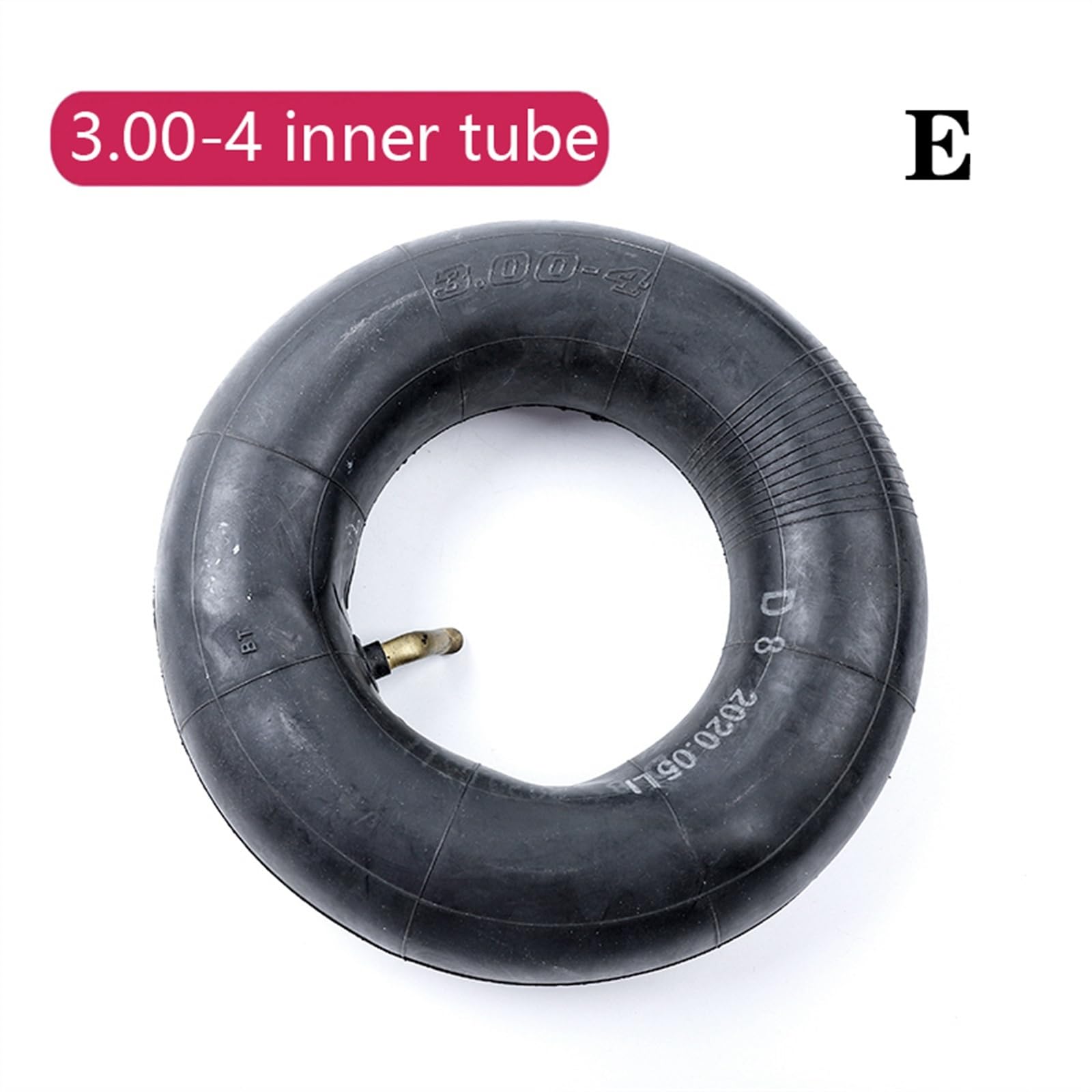 Camara De Aire,CáMara De Aire Patinete EléCtrico La varilla de la válvula de flexión del tubo interior de goma negra del tubo interior 3,00-4 es adecuada Uso apto para scooters eléctricos, minimotocic