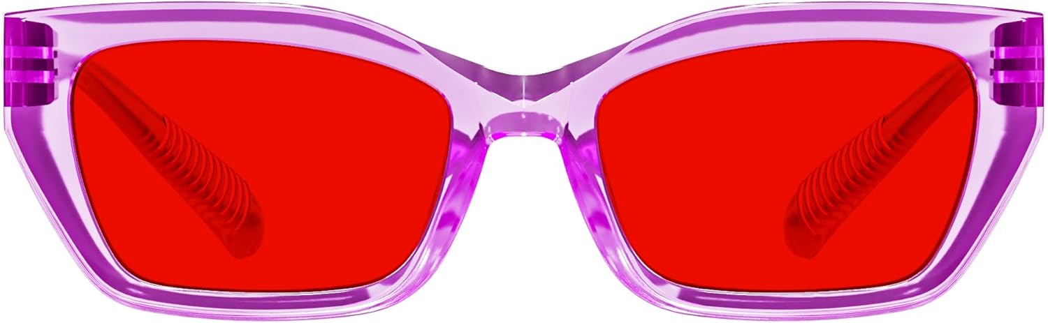 Eyekepper Women Blue Light Blocking Glasses Metalless Screwless Spring Hinges for Computer Gaming