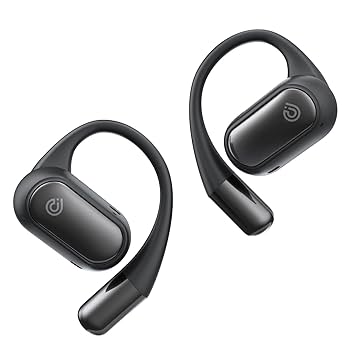 ブラック ワイヤレスイヤホン オープンエア型 OpenFit Air オープンイヤー型イヤホン - Shokz (ショックス) 日本