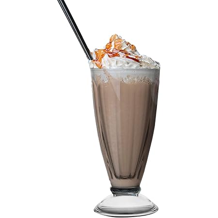 Vikko 7 Oz Glass Dessert Cups Stackable Tasting & Parfait Glasses 12-Pc