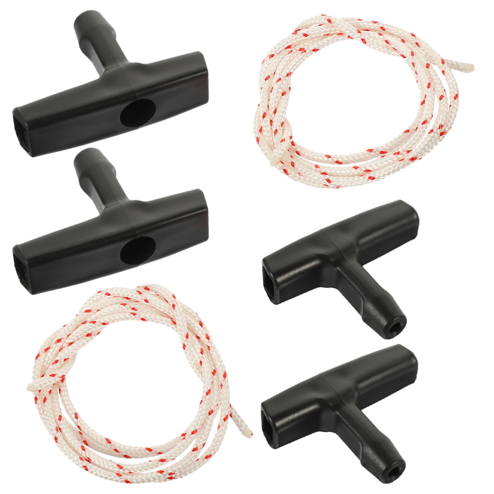 Abaodam 2 Sets Cordon de Traction de Secours pour Porte de Garage, Poignée et Corde en Plastique, Libération Rapide pour Accès Facile, Grenier