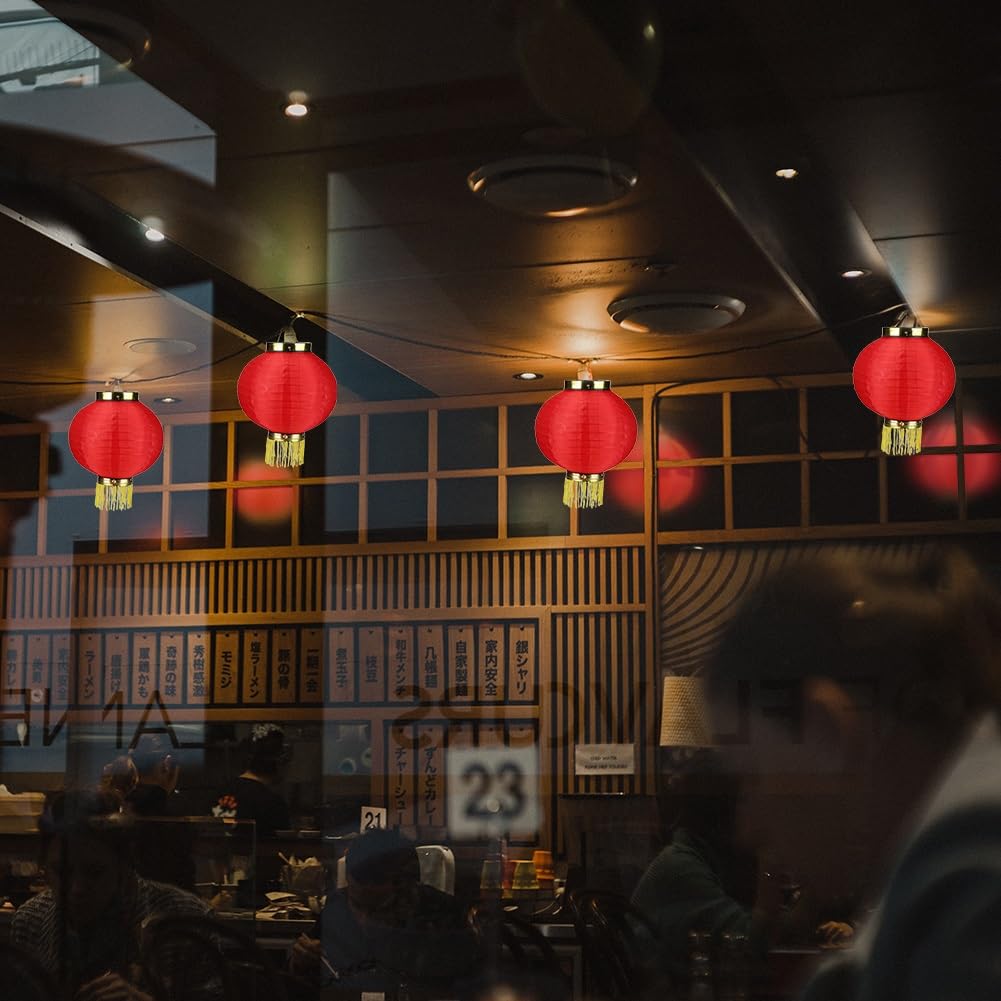 Lunar Nieuwjaar Decoraties Chinese Lantaarns Rode Papieren Lantaarn Opknoping Decoraties voor Chinees Nieuwjaar Lente Festival Lantaarn Festival
