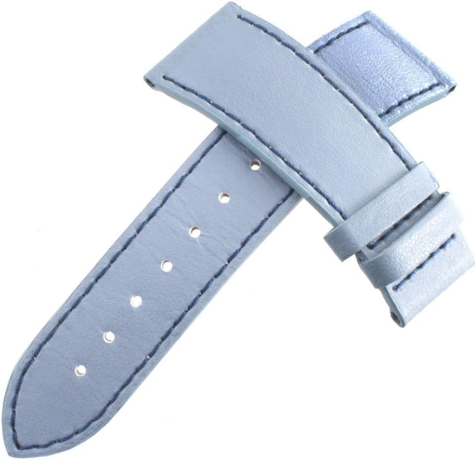 Authentic Tissot Light Blue Genuine Leather Watch Band Strap 20mm x 18mm