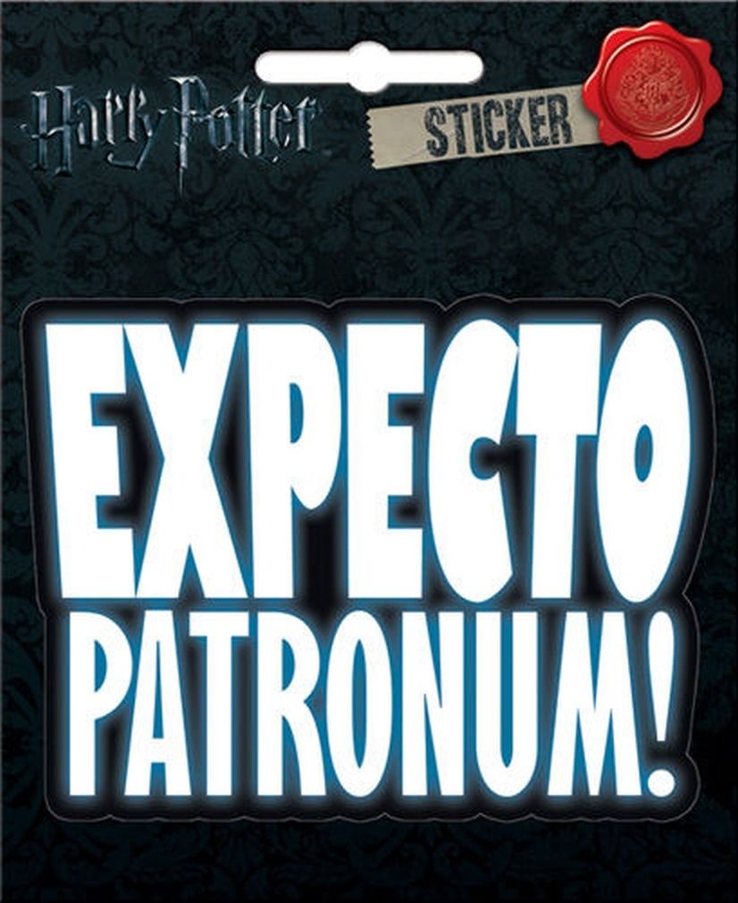 Ata-Boy Harry Potter Expecto Patronum 10cm Full Colour Sticker