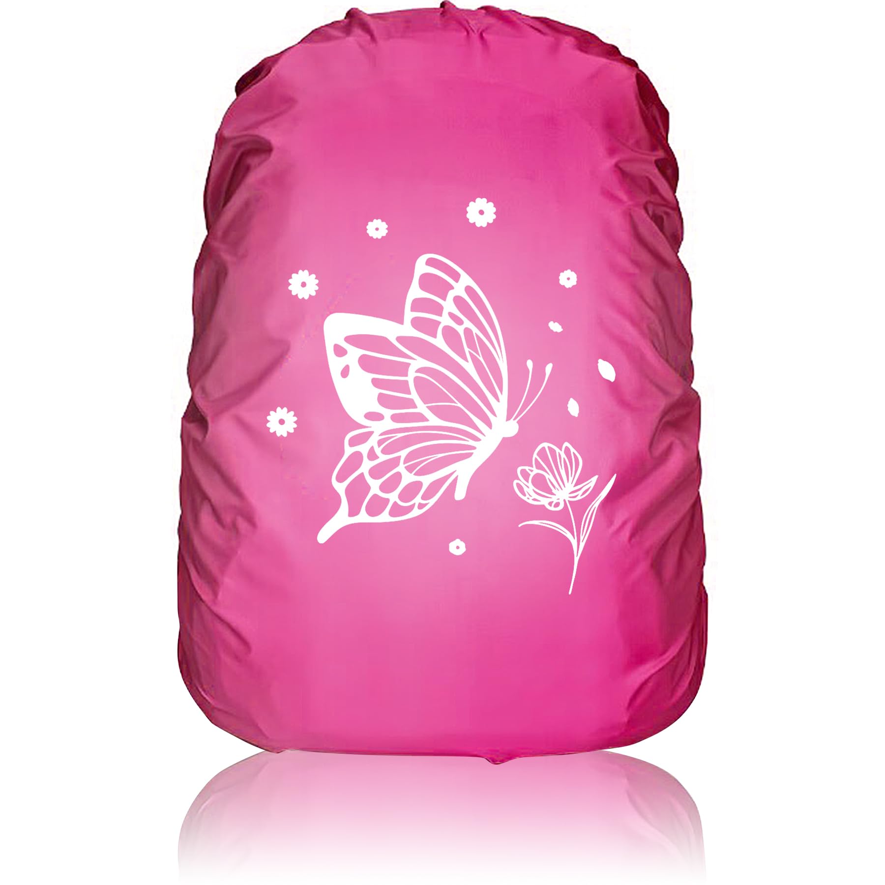 Regenschutz Schulranzen,Schmetterling Regenhülle Rucksack,Schultasche Regenschutz,Schulrucksack Regenschutz Reflektierend,Regenüberzug Rucksack,Rucksack Cover für Jungen Mädchen Schulanfänger