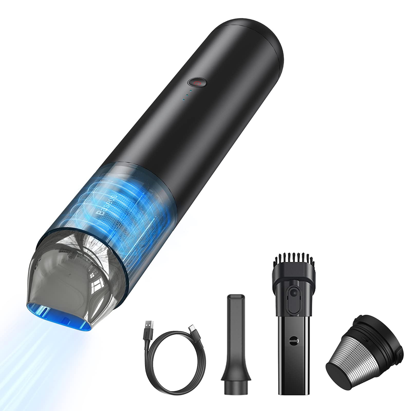 Baseus Car Vacuum Cleaner, Handheld Vacuum Cordless Hand Vacuum for Car, Home - A3 (Replacement Filt