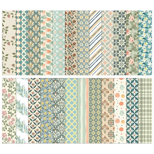 Applicazioni Versatili -- Questo set per scrapbooking è ideale per creare album, biglietti fatti a mano, quaderni, articoli di cancelleria, scatole regalo, partecipazioni di nozze, biglietti regalo, diari artistici, quaderni, cornici per foto, biglietti di ringraziamento o decorazioni per la casa.