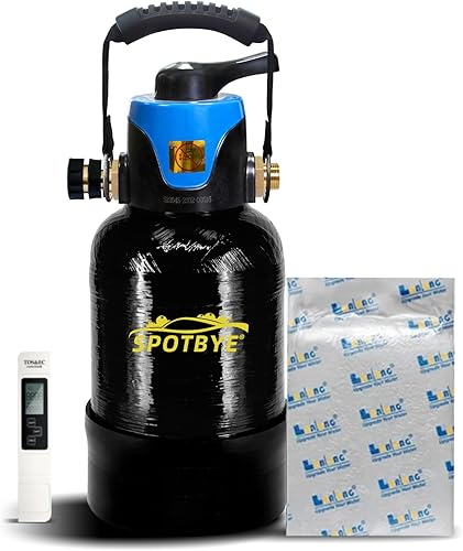 Miniatura 8 de Filterelated Sistema de agua desionizada con resina de 10L y filtro de metales pesados integrado, extiende la vida útil de la resina en un 15%