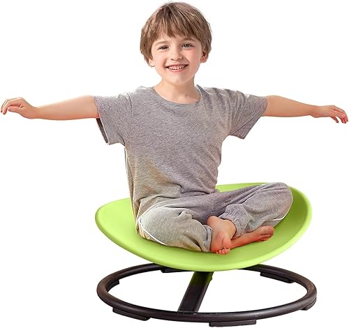 Miniatura 59 de Silla giratoria sensorial para niños con autismo a partir de 3 años, silla giratoria para niños con TDAH, sillas sensoriales para niños autistas,