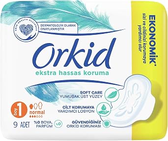 Orkid Extra Hassas Koruma Tekli Normal (Boy 1) 9 Adet
