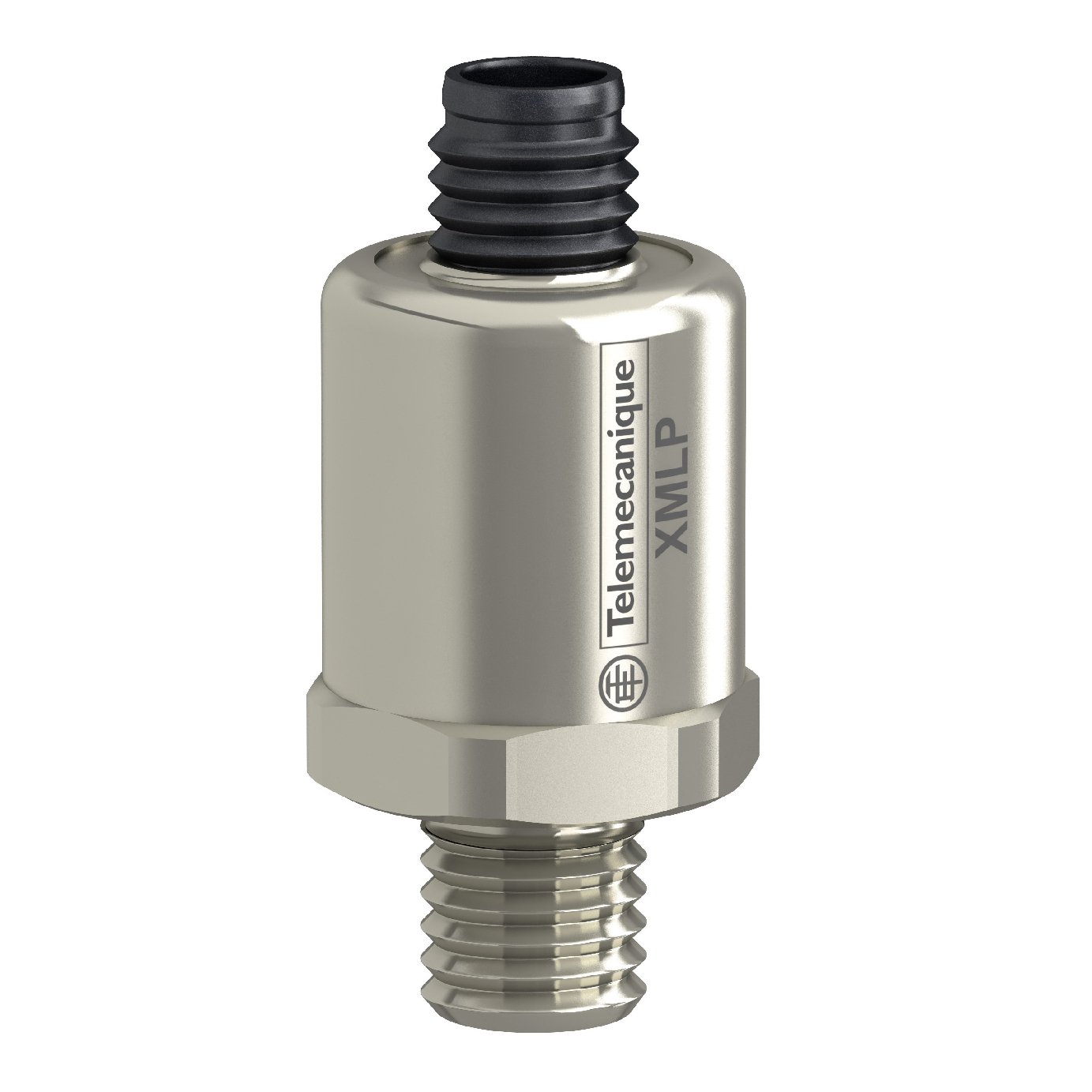 Telemecanique Sensors XMLP200PD230 Pressure Sensor Transmitter, 0-200 psi Gauge Range, M12 Electrical Connection, 4-20 mA Analog Output, 1/4"-18" NPT Male Connection