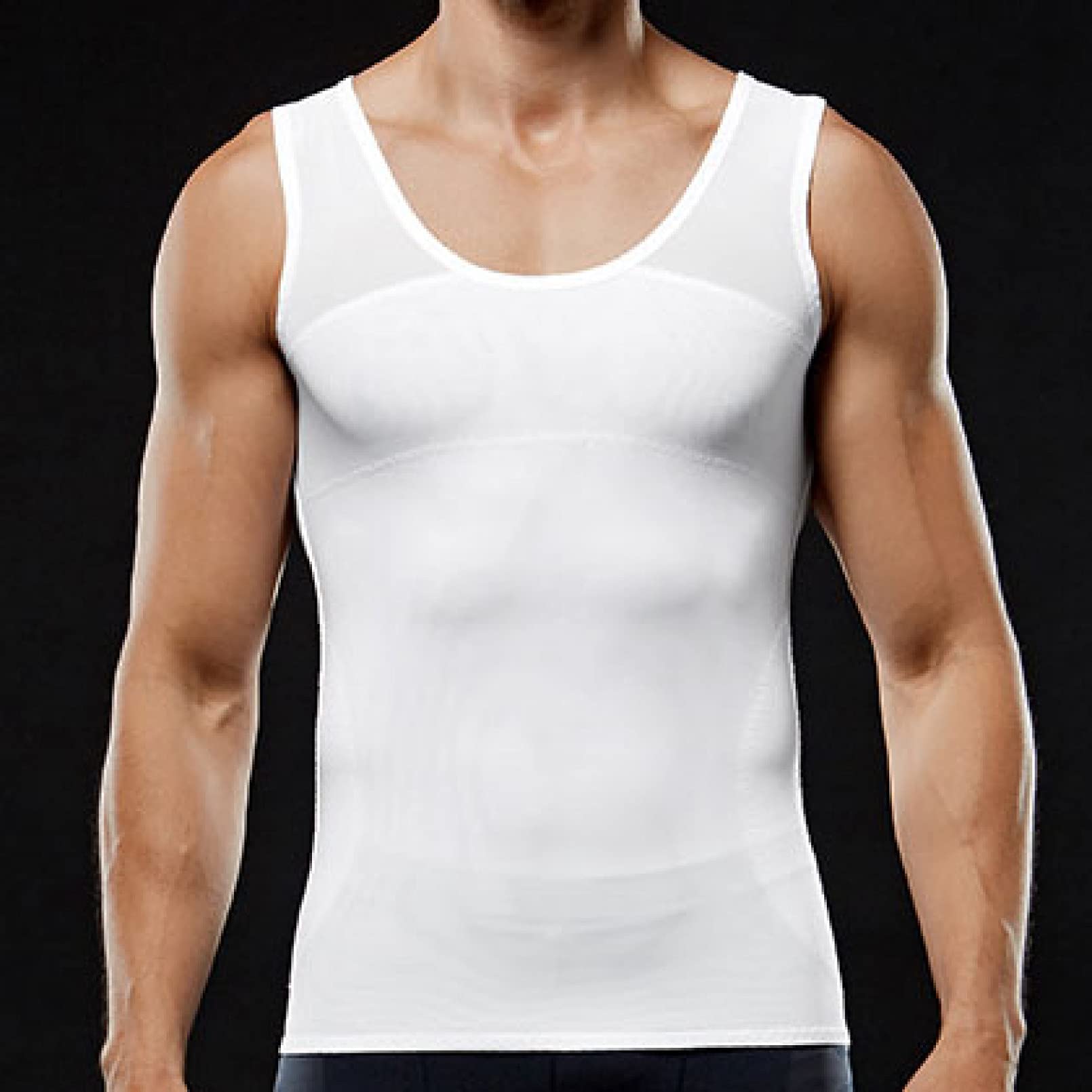 męskie oddychają koszulki kompresyjne fitness shapewear podkoszulki, hi compression body shaper kamizelka do odchudzania