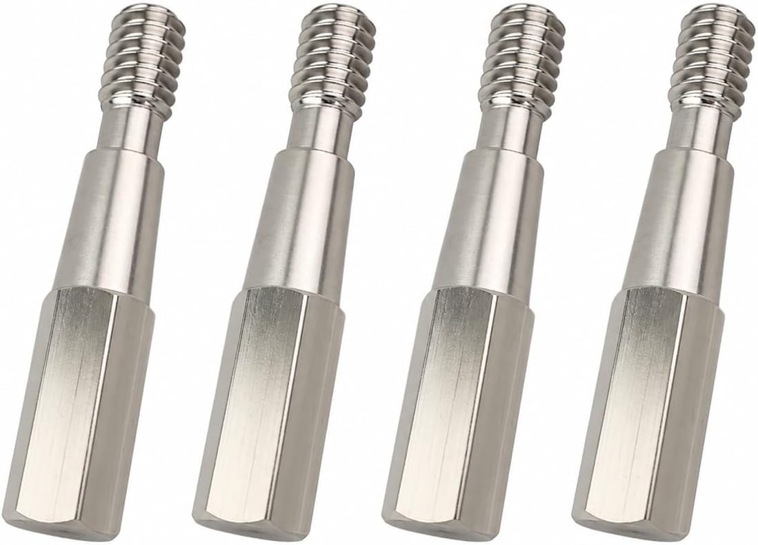 Tappet Guide Alignment Tool Set Upgraded Stainless Steel silver Compatible with Harley Davidson Big Twins 1977 to1990 & Oil Pump on The Twin Cam Engines 1999-Present, Replaces HD-33443 (4-Pack)