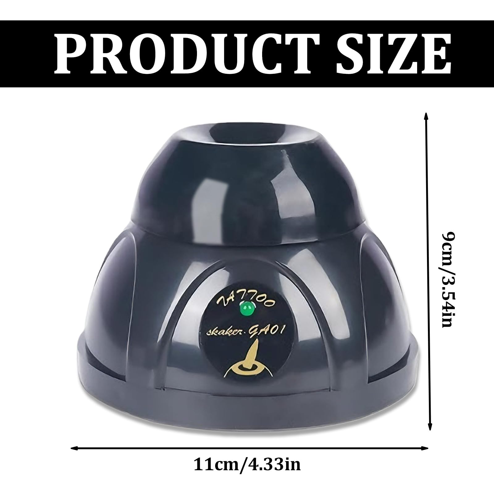 Vortex - Mezclador giratorio de 5200 rpm, mezclador Vortex, potente mini coctelera de pintura, función táctil, mezclador de tinta eléctrica multiusos para salones de uñas, salones de belleza