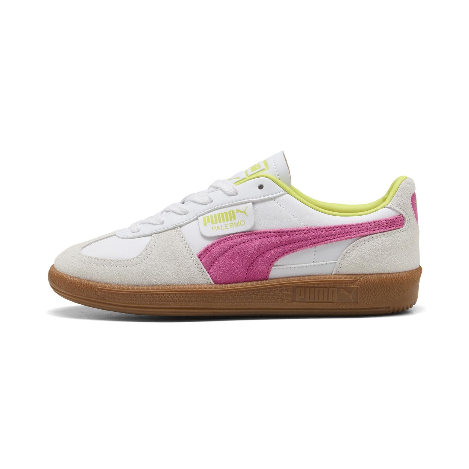 PUMA (Palermo LTH 396464) Męskie Palermo LTH 396464, 25 Jesień Zima Kolor PUMA Biały/Fluoro Różowy (25), 39 EU