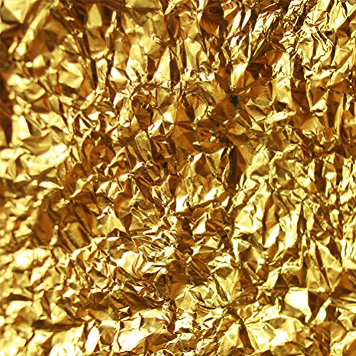 300 Sheets Imitation Golden Silver Rose Color Leaf,Foil Paper For Arts, Gilding Crafting, Decoration,Frames, Furniture 5.5 By 5.5 Inches #TOP3