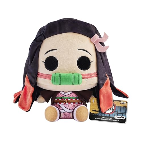 Funko Plush: Demon Slayer - 7" Nezuko Kamado - Collectable Soft Toy - Birthday Gift Idea - Official Merchandise - Stuffed Plushie for Kids and Adults - Ideal for Anime Fans and Girlfriends - One Size