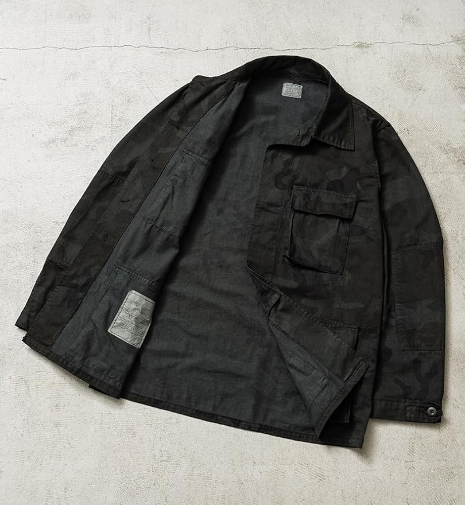 Amazon | 実物 デッドストック 米軍 BDU WOODLAND CAMO ジャケット 