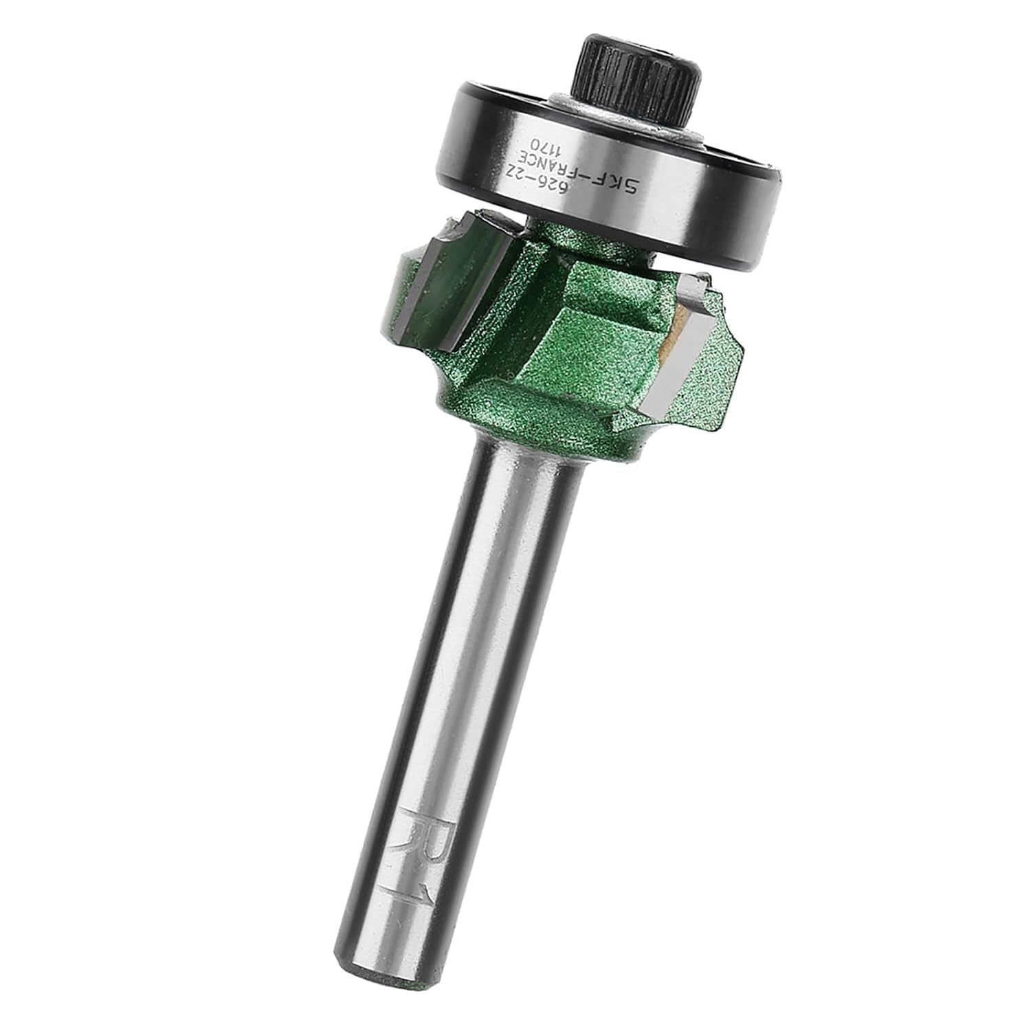 Trimmer Router Bit, Woodworking Milling Cutter 4 Teeth for Trimming Edges, Tungsten Steel for Finish, Compatible with 1mm Banding R1