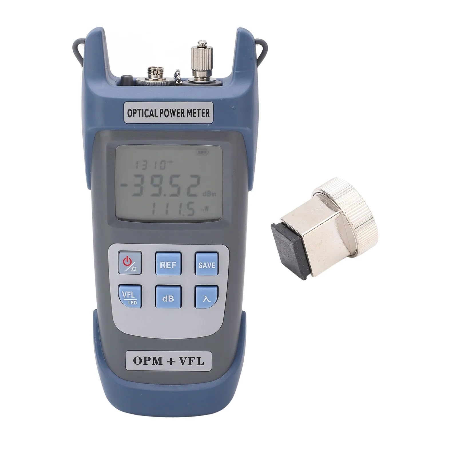 Medidor de potencia óptica con 10 mW, probador de potencia de fibra óptica de -70 ~ + 10 dBm, localizador visual de fallas de 10 km for SC/FC/ST