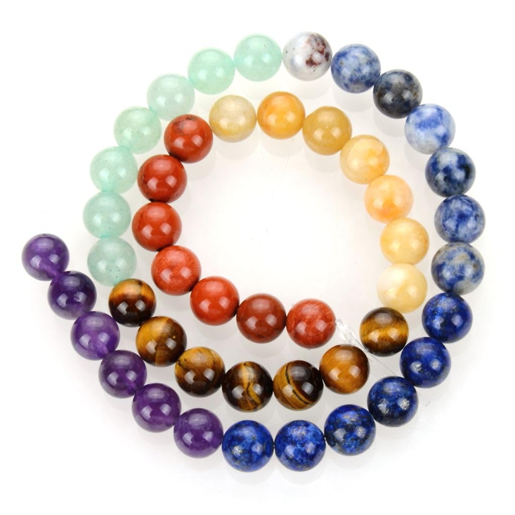AAA Natur Edelstein Rund Lose Perlen Spacer Perlen 4 mm 6 mm 8 mm 10 mm 39,4 cm (1 Strang)